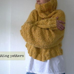 Easy cowl neck sweater pattern cheap