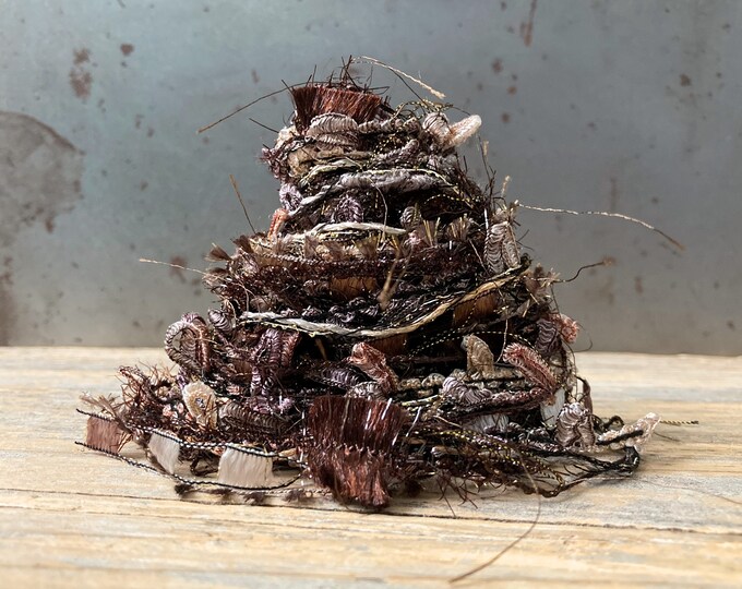 Teddy Bear Fiber Effects™ Art Yarn Bundle 6x2 12yd . Brown . Mixed