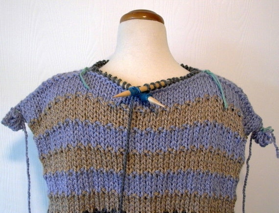 【LENIC&MCCOY】 Geometric Pattern Point Knit One Piece Knitting pattern Coy Top – Morecaknit Knitting Patterns Store