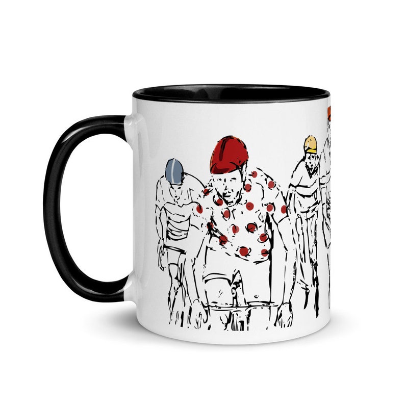 Red Dots Cycling Mug image 4