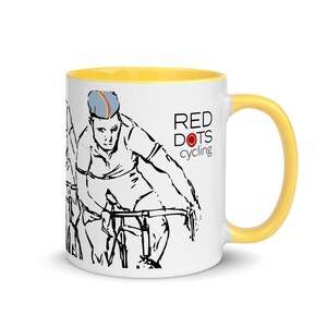 Red Dots Cycling Mug image 7