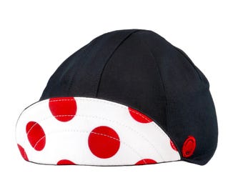 Red Dots Cycling Cap