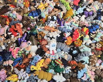 Micro Animal Pack Critter Chunky Creature Articulated Fidget Toys Mystery Bundle