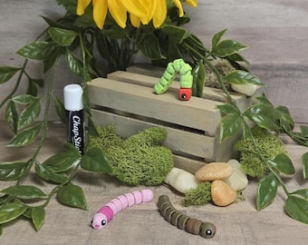 Chunky Worm Micro, drukowana w 3D, ruchoma, sensoryczna zabawka biurkowa Fidget