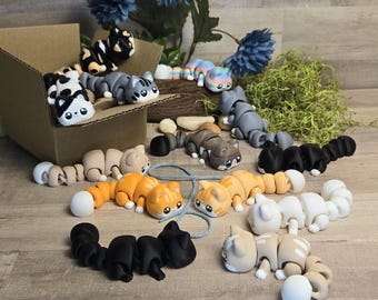 Chunky Cat Magnet Gelenk Fidget Sensorische Schreibtisch Dekoration Wählen Sie Ihre Selbst