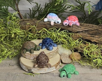 Chunky Tortoise Micro 3D Printed Articulated Sensory Fidget Desk Decoration Toy Gift Idea Choose Your Own