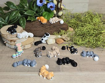 Chunky Cat Micro Articulated Fidget Sensory Desk Decoration Choose Your Own