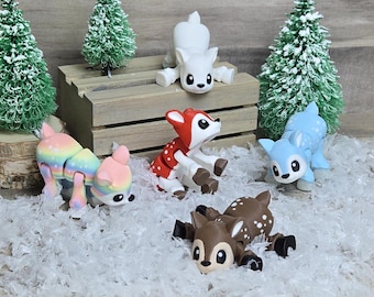 Chunky Deer Magnet 3D Printed Fidget Sensory Toy Choose Your Own Desk Accessory Gift Idea