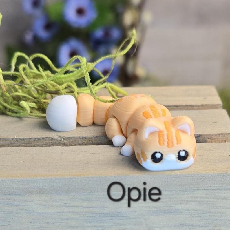 Chunky Cat Micro Gelenk Fidget Sensorische Schreibtisch Dekoration Wählen Sie Ihre Selbst Bild 6