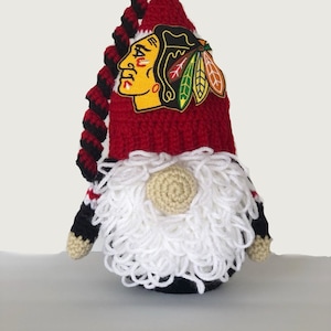 Chicago Blackhawks Gnome NHL Hockey Gift for Him Her