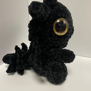 Tairn Dragon Plush Fourth Wing Merch Handmade Plushie image 3
