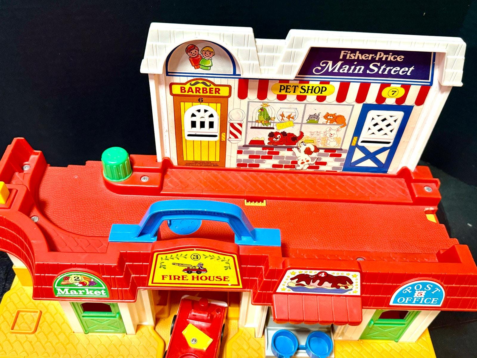 フィッシャープライス　リトルピープル　メインストリート　1986年 フィッシャープライス リトルピープル メインストリート 1986年