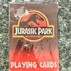 Jeu de cartes Jurassic Park, 1993, neuf, neuf scellé, neuf
