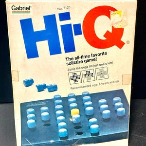 Gabriel Hi-Q Solitaire från 1978, komplett i USA, nr 7120