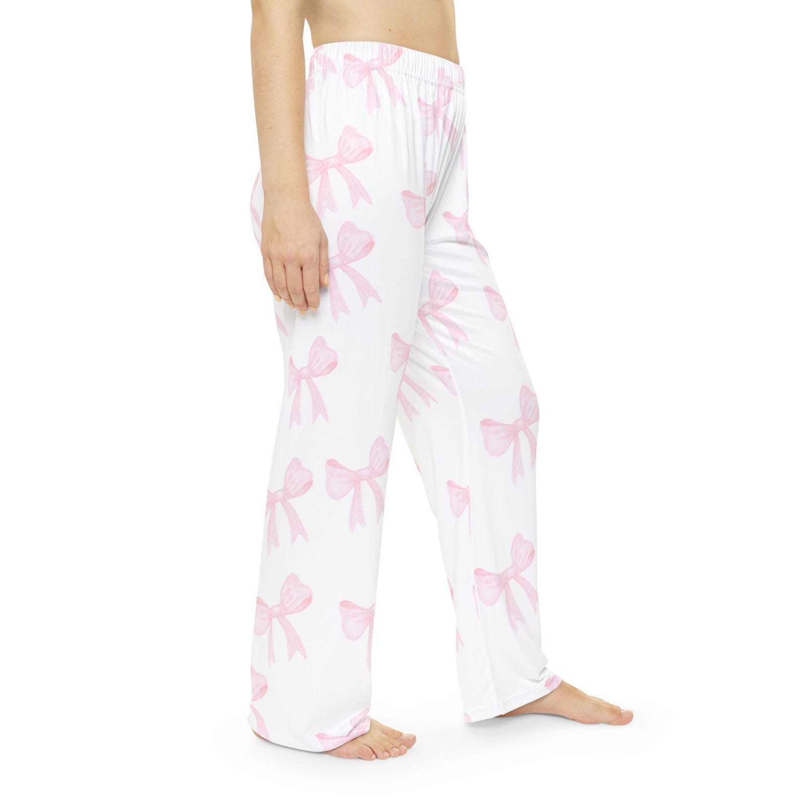 Coquette Women's Pajama Pants, Coquette Lounge-wear, Coquette Ribbons ...