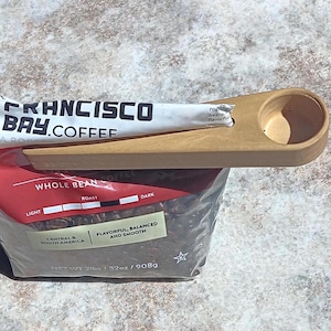 Handmade Coffee Scoop Bag Clip – Perfect Gifts for Coffee Lovers & kitchenware