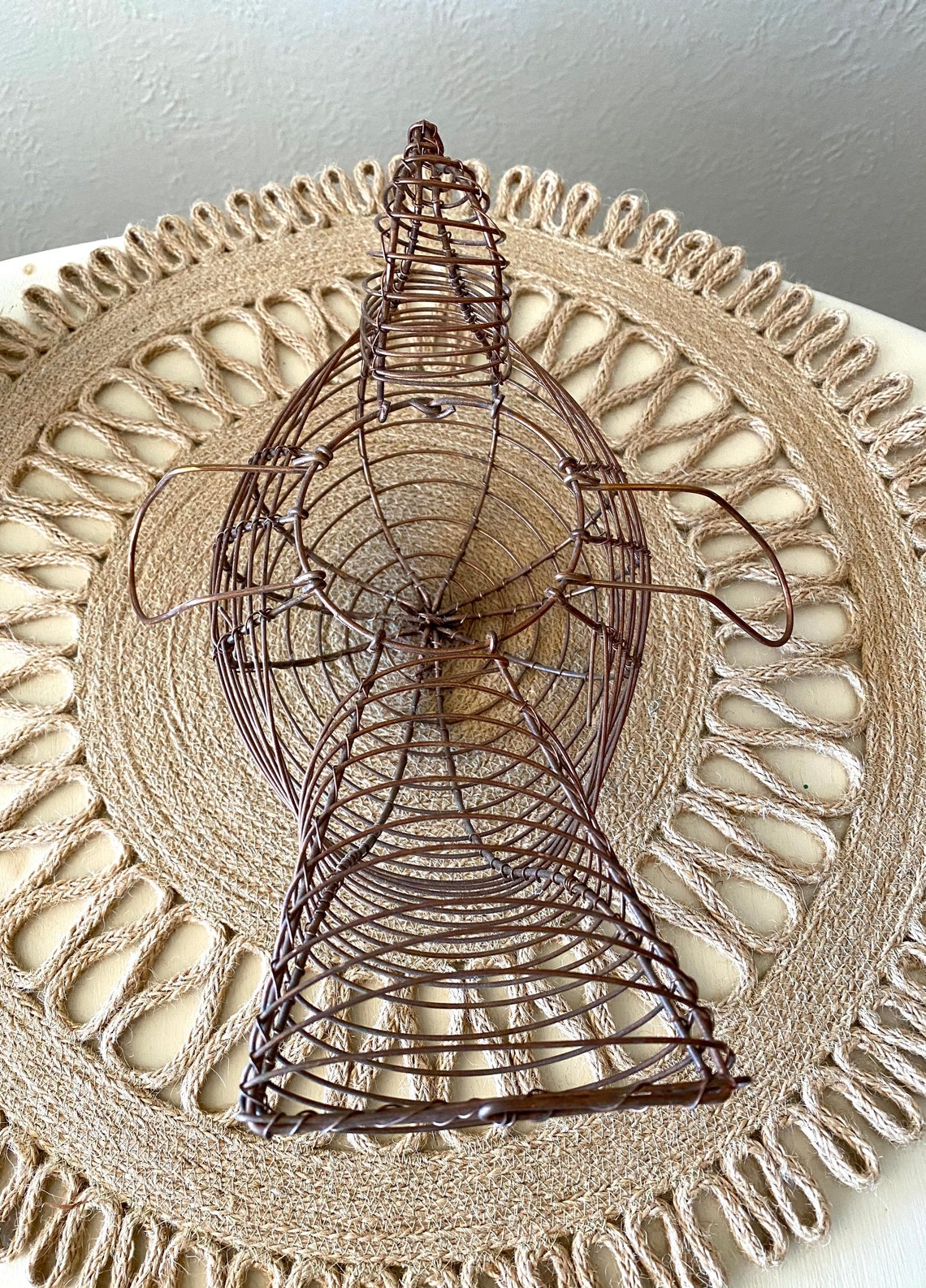 Wire Chicken Egg Basket / Copper Egg Basket / Metal Egg Basket Etsy