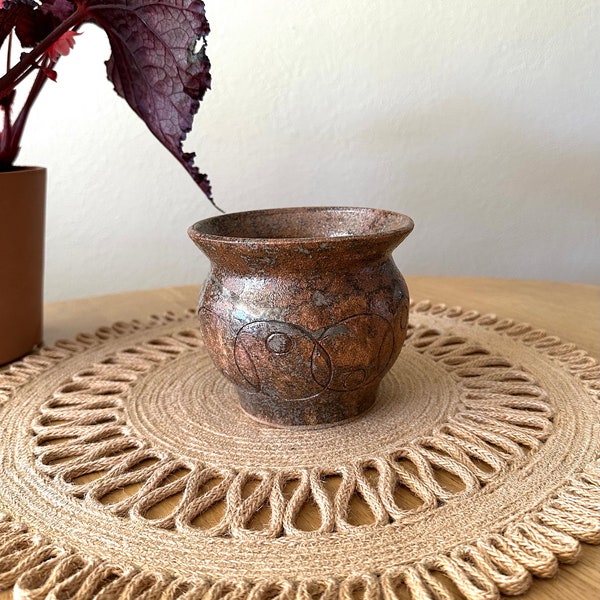 Textured Pottery Planter Rustic Planter Pot Cactus Pot Ceramic Succulent Planter