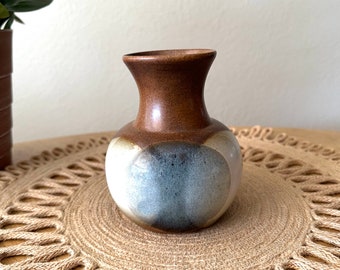 Pottery Craft Vase Mid Century Style Vase Retro Bud Vase Coffee Table Decor