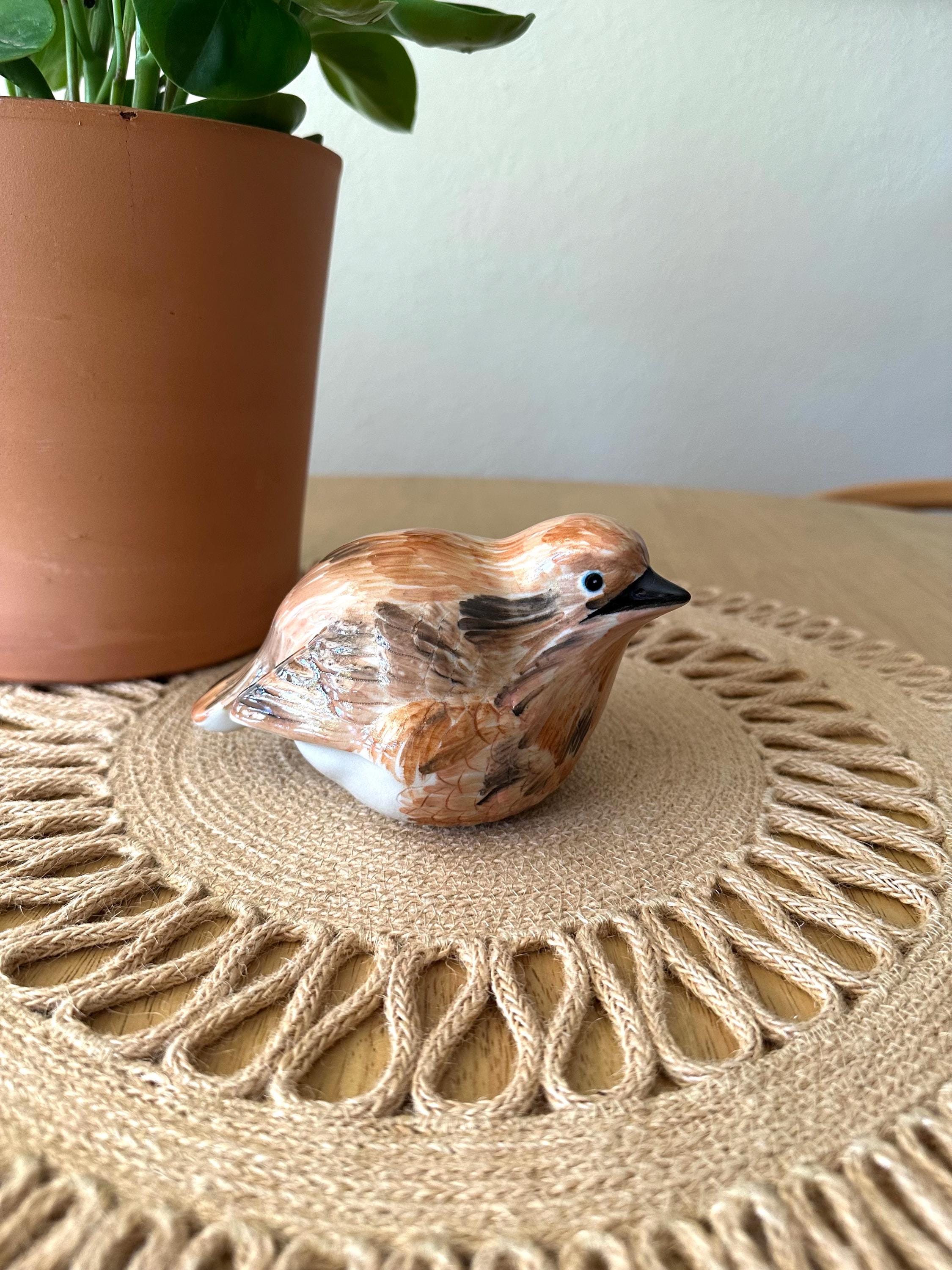 タイ民芸品 鳥置物 Thai Pottery Bird - Etsy