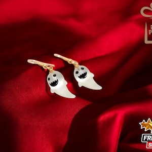 Pendientes colgantes espeluznantes / Pendientes colgantes extravagantes / Borla de resina inspirada en dibujos animados / Joyas con dijes divertidos / Accesorio de moda creativo y divertido