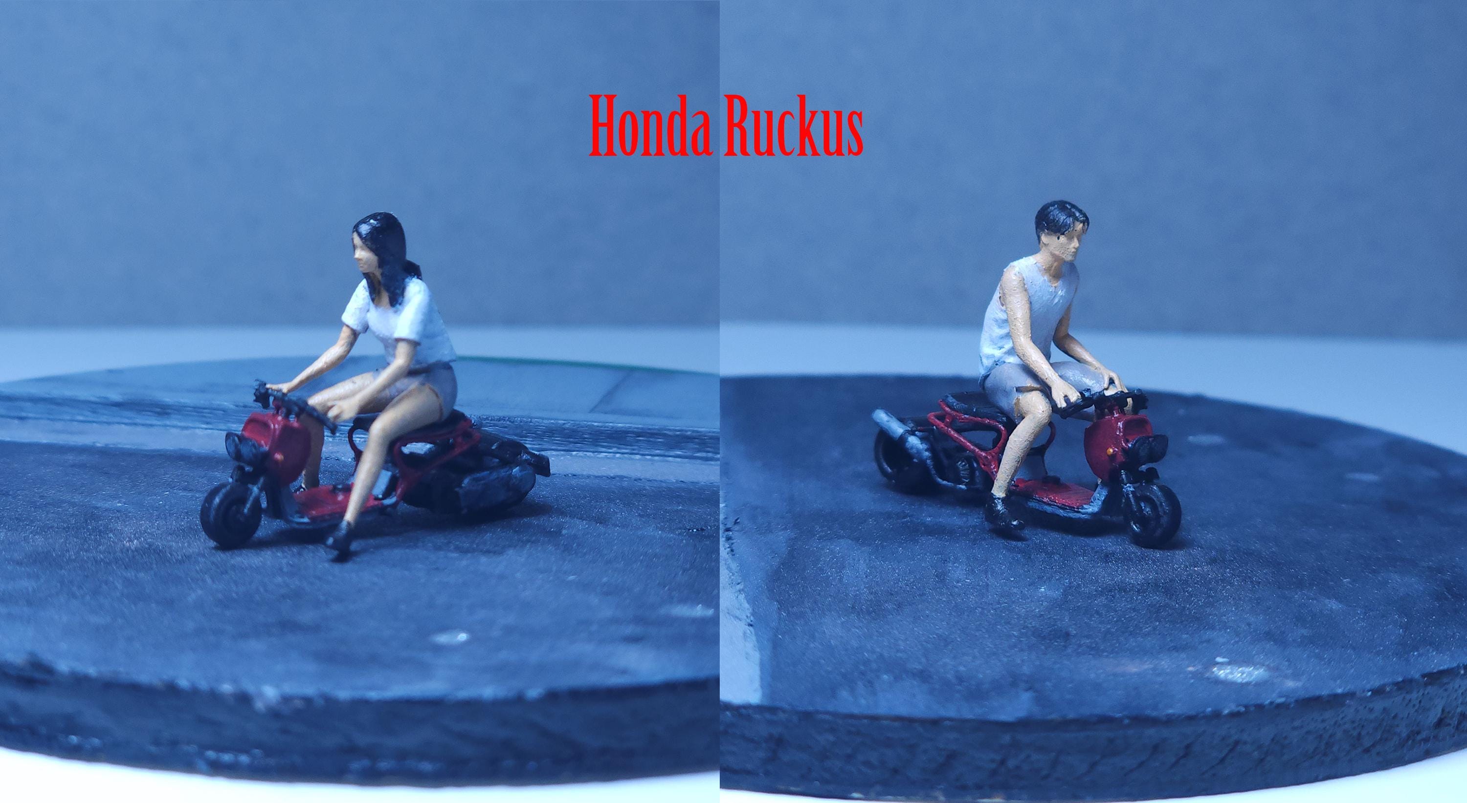 Honda Ruckus Scooter Diorama – 1/64 Scale Diecast With Rider - Etsy