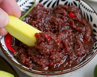 Ginisang Bagoong / Pasta de camarones salteados / Condimento / Saborizante / Comida auténtica filipina / Hecho en Filipinas