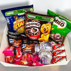 Pinoy Assorted Sweets and Goodies for Loot Bags | Curated Goods | Cereals | Chocolate | Mallows | Made in Philippines