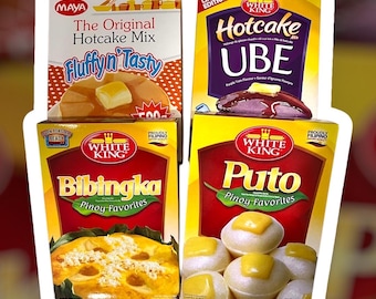Filipino Breakfast Gift Set | Hotcake, Ube Pancake, Bibingka, Puto Ready Mix