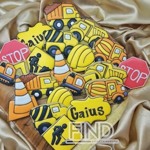Construction Sugar Cookies | Customized