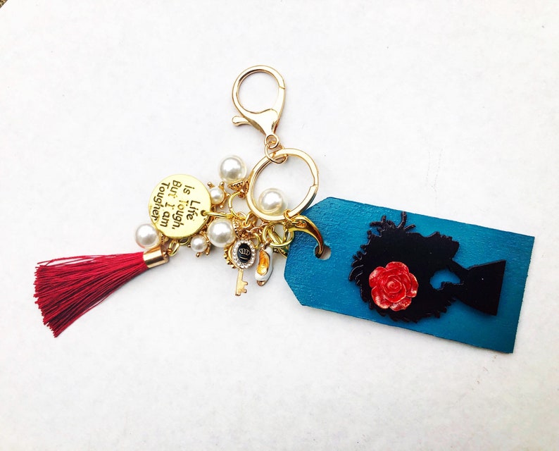Black Girl Magic Keychain Positive Affirmation Unique Keychains Make a Statement Black Owned Business