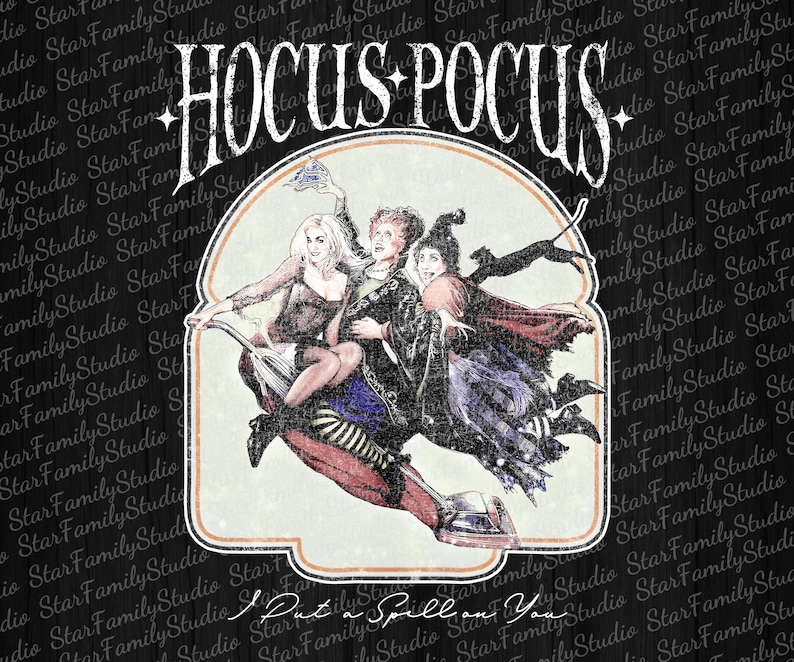 Hokus Pokus Jag förtrollar dig png, Hokus Pokus Halloween png, Sanderson Sisters png, Hokus Pokus png, Halloweenfilmer png, Spöksäsong bild 2