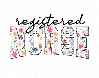 Registered Nurse Png for Women, RN Png for Registered Nurse, Nursing Png for Nurse, Gift for Registered Nurse, RN Graduation Gift