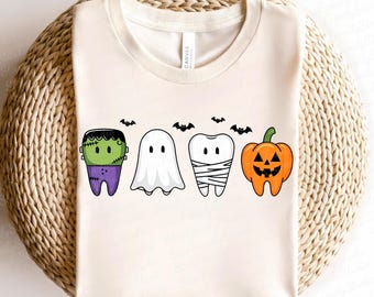 Dental Halloween Png, Halloween Teeth Png, Dental Squad Halloween Png, Dental Office Halloween Png, Dental Boo Halloween Png