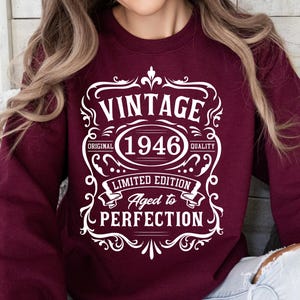 80er Jahre Geburtstagsgeschenk, Vintage 1946 Geburtstagsgeschenk, 1946 Geburtstagsgeschenk, 1946 Geburtstagsgeschenk, 1946 Geburtstagsgeschenk, 1946 Geburtstagsgeschenk, 1946 Geburtstagsdekoration Bild 5