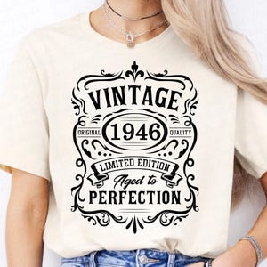 80er Jahre Geburtstagsgeschenk, Vintage 1946 Geburtstagsgeschenk, 1946 Geburtstagsgeschenk, 1946 Geburtstagsgeschenk, 1946 Geburtstagsgeschenk, 1946 Geburtstagsgeschenk, 1946 Geburtstagsdekoration Bild 2