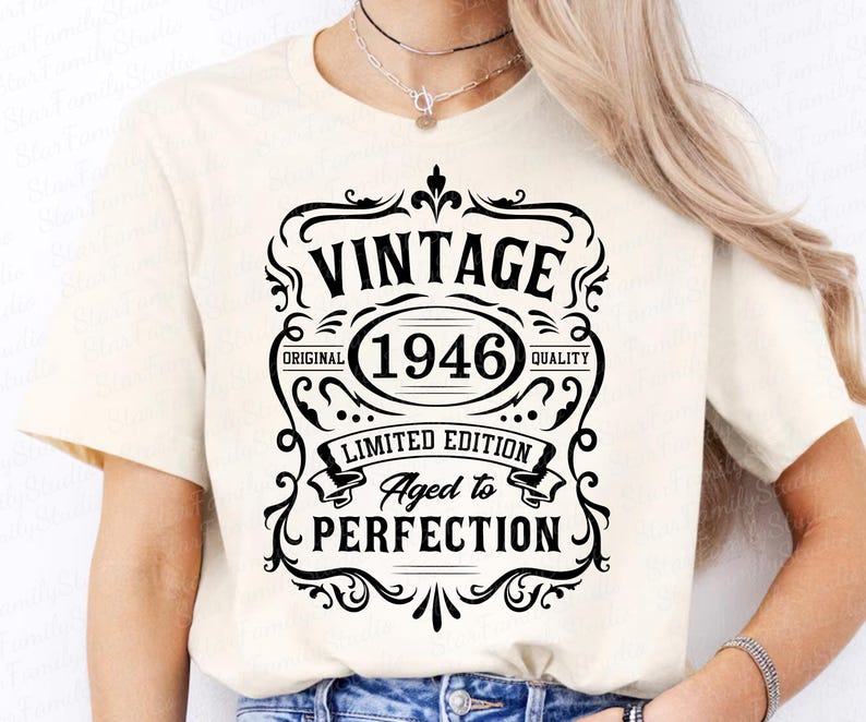 80er Jahre Geburtstagsgeschenk, Vintage 1946 Geburtstagsgeschenk, 1946 Geburtstagsgeschenk, 1946 Geburtstagsgeschenk, 1946 Geburtstagsgeschenk, 1946 Geburtstagsgeschenk, 1946 Geburtstagsdekoration Bild 2