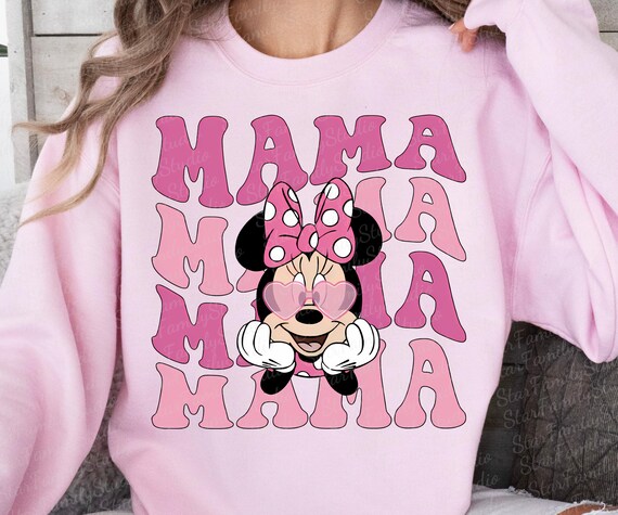 minnieママ Mini Mama Mini Png, Disney Mom Daughter Trip Png, Mini Mouse Png