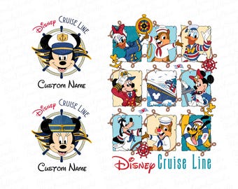 Disney Mickey And Friends Cruise Line Custom Png, Disney Cruise Png, Disney Family Trip Png, Cruise Birthday Png, Cruise Squad Png