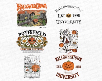HalloweenTown Est 1998 Png, Halloweentown Png, Pumpkin Png, HalloweenTown 1998 Design, Halloween png bundle, instant download