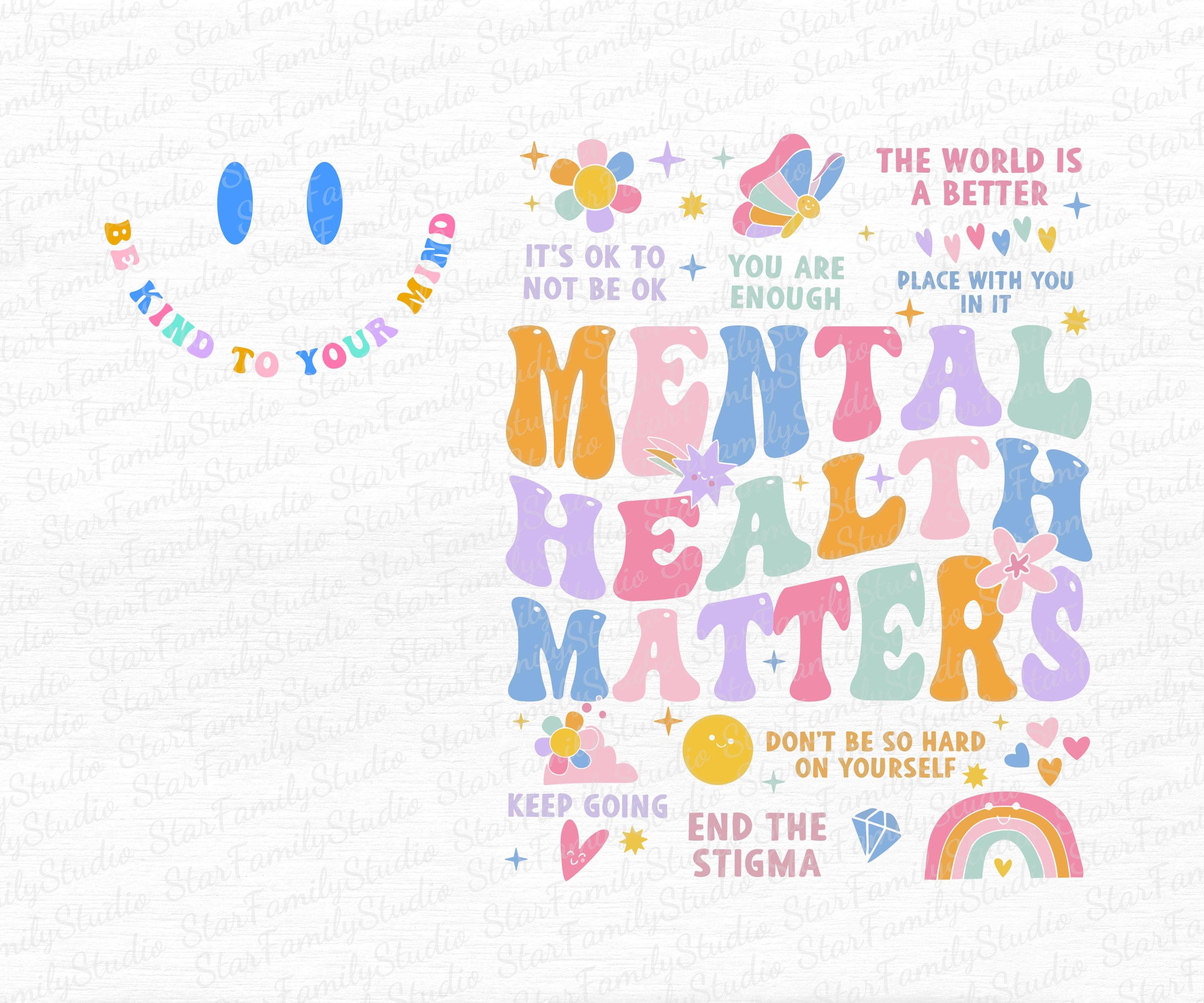 Mental Health Matters Png Svg, Mental Health Matters Sticker, Mental ...