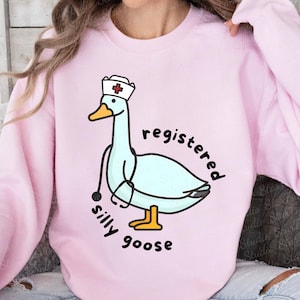 Registrierte Dumme Gans Png, RN Png, Krankenschwester Geschenk, Krankenschwester Png, lustige Png, lustige Gans Png, lustiges Geschenk, Gag Geschenk, Krankenschwester Tag, Krankenschwester Png