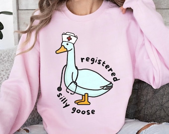 Registered Silly Goose Png, RN Png, Nurse Gift, Nurse Png, Funny Png, Funny Goose Png,Funny Gift, Gag Gift, Nurse Day, Nurse Png