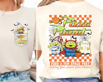 Aliens Toy Story Pizza Planet Halloween PNG, Toy Story Planet Halloween Png, Spooky Season Png, Disneyland Halloween Png, Digital Download