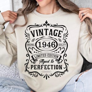 80er Jahre Geburtstagsgeschenk, Vintage 1946 Geburtstagsgeschenk, 1946 Geburtstagsgeschenk, 1946 Geburtstagsgeschenk, 1946 Geburtstagsgeschenk, 1946 Geburtstagsgeschenk, 1946 Geburtstagsdekoration Bild 6