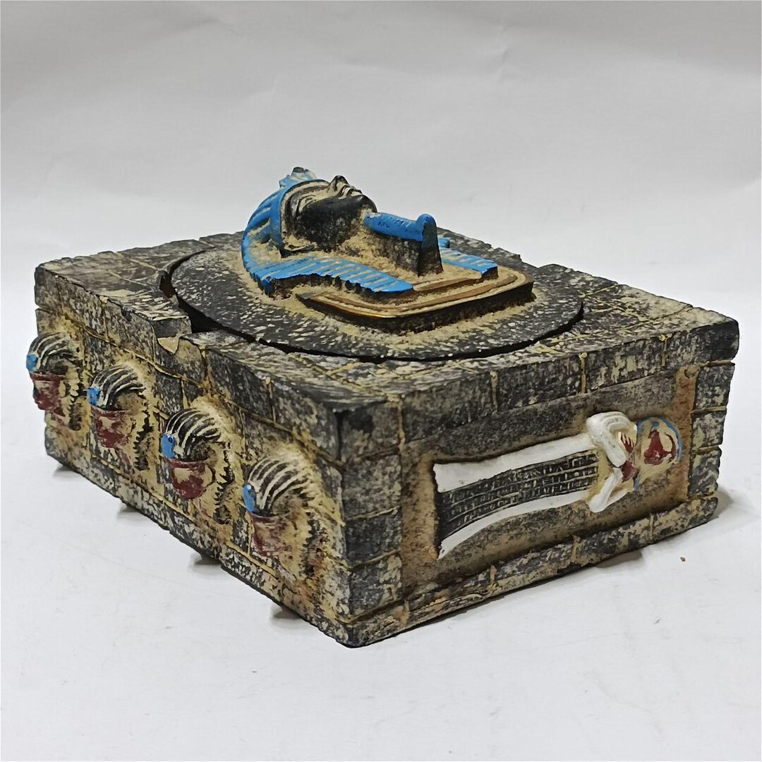 Egyptian Codex Box Ancient Egyptian Pharaoh Tomb Box Handcrafte Collectible With ...
