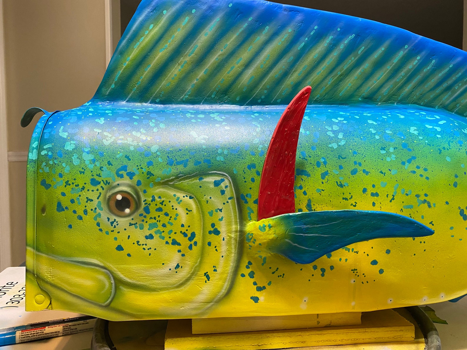 Custom Built Mahi Mahi Mailbox Etsy