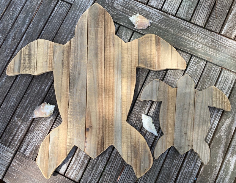 Baby Turtle Recycled Pallet Wood Wall Hanging Etsy