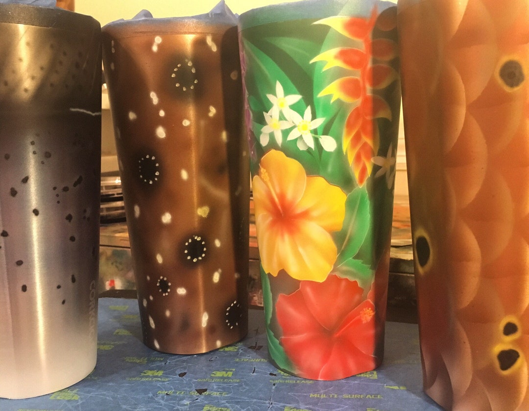 20oz Stainless Steel Hand Painted Tumblers Etsy
