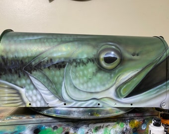 Handmade Bass Fish Mailbox: Rural Novelty Mailbox - Etsy